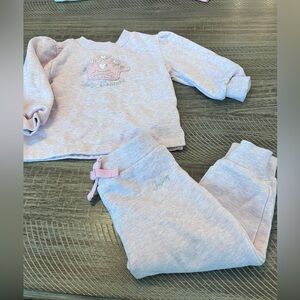 Juicy couture babygirl 18month pink matching sweatsuit